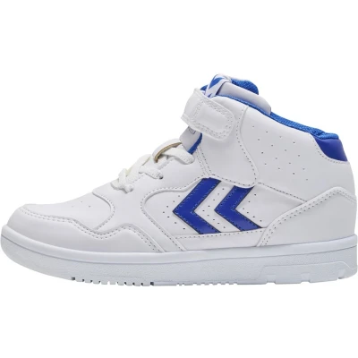 Afbeelding van Hummel Camden JR Sneakers hoog voor kinderen, Maat: 38, White blue Pu