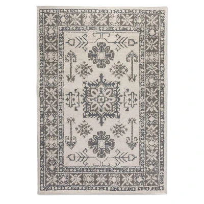 Afbeelding van Vloerkleed Vintage Flöde Crème 160x235 cm Meerkleurig 123vloerkleed.nl is de online webshop voor vloerkleden en woonaccessoires.