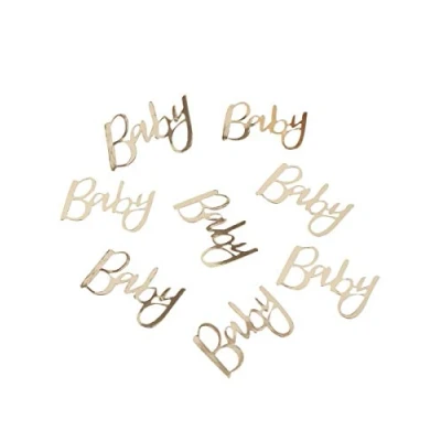 Afbeelding van Oh Baby tafelconfetti goud (14 gram)