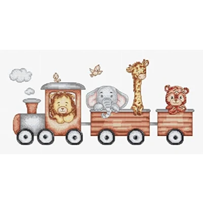 Afbeelding van Luca S Train Journey borduren (pakket) B1190