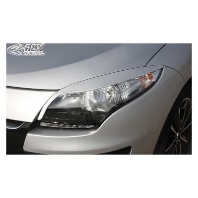 Afbeelding van RDX Racedesign Koplampspoilers Renault Megane III 2008 2015 (ABS)