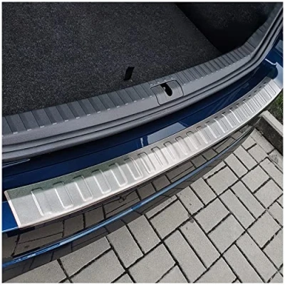 Afbeelding van tuning art BL991 bumperbescherming voor Skoda Octavia 4 Combi 2020, kleur: zilver