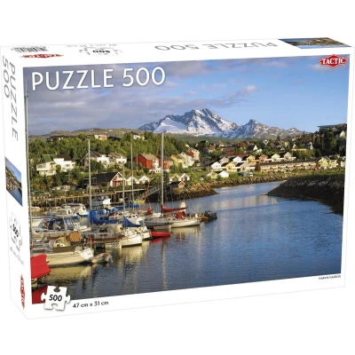 Afbeelding van Puzzel Around the World Northern Stars: Narvik Harbor 500 stukjes