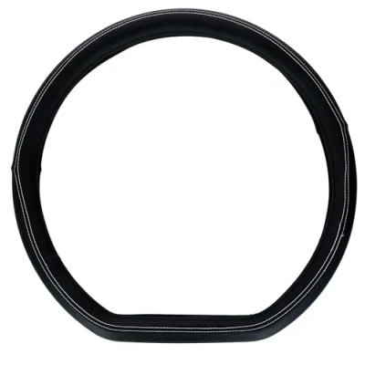 Afbeelding van All Ride Stuurhoes Vrachtwagen Sturen met Diameter 44 46CM Rubber Stijlvol Ontwerp Makkelijk te Installeren Zwart/Wit