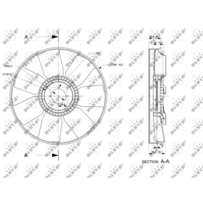 Afbeelding van NRF 49849 Koelventilator