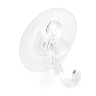 Afbeelding van Wandhaken Bathroom Solutions (8 stuks, Zuignappen, Transparant)
