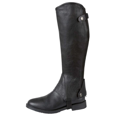 Afbeelding van Covalliero Chaps Elasto Leder Zwart Maat M