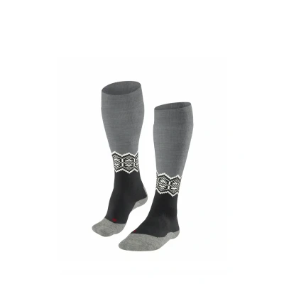 Afbeelding van Falke Intermediate Skiing Kniekousen, Dames, Maat: 35/36, Black mix