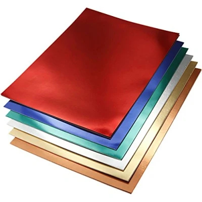 Afbeelding van Metallic karton, A4 21x30 cm, kleuren assorti, 30 assorti vel