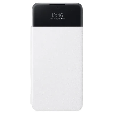 Image de Samsung Smart S View Kunststof Book Case Blanc Galaxy A33 5G