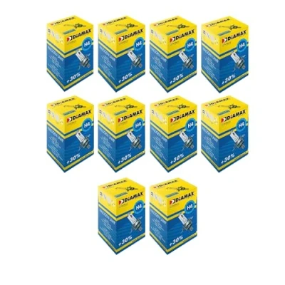 Afbeelding van DIAMAX E2012L H4 10 koplampen voor auto, 12 V, 60/55 W, P43T