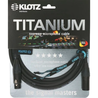 Afbeelding van Klotz TI M1000 Microkabel Titanium 10 m Microfoonkabel