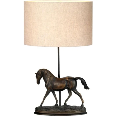 Afbeelding van Designer&#039;s Lightbox LED Tafellamp Spirit 1X E27 Max 40W Bronze Patina