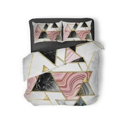 Afbeelding van Eleganzzz Dekbedovertrek Geometric Multi 200x200/220cm Micropercal Tweepersoons Dekbedovertrekken