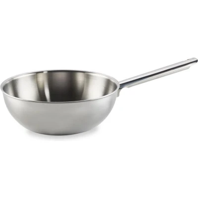 Afbeelding van Habonne Wokpan Triply Wok ø 24 cm Zonder anti aanbaklaag