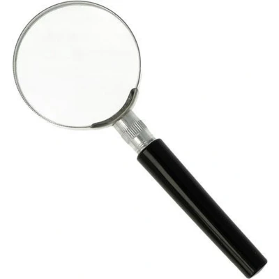 Afbeelding van Handloep vergroot 5x zwart/zilver