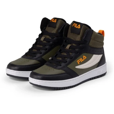 Afbeelding van Fila Rega Nf Mid Teens, uniseks sneakers voor kinderen en jongens, Olive Night Black