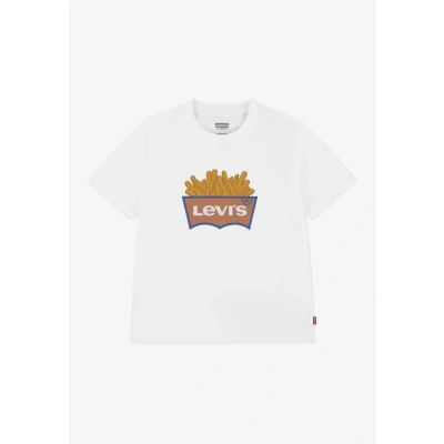 Afbeelding van Levi&#039;s French FRY Tshirt print voor kinderen, Maat: 140, blanc de