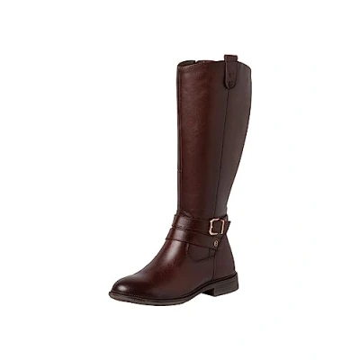 Afbeelding van Tamaris Comfort Laarzen, Dames, Maat: 37, Cognac Leer