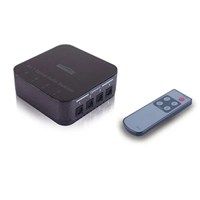 Afbeelding van Marmitek Toslink switch Connect TS41 Optische met Afstandsbediening Schakelaar 4 poorts