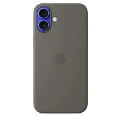 Image de Apple Cover Iphone 16 Plus Silicone Magsafe Stone Gray (myyc3zm/a)