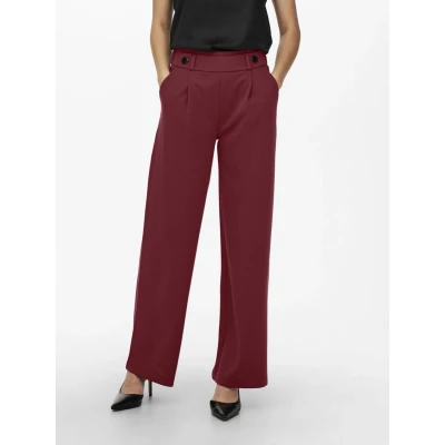 Afbeelding van Jacqueline de Yong Broek Jdygeggo New Long Pant Jrs Noos 15208430 Cabernet/black Butt Dames Maat W30 X L30