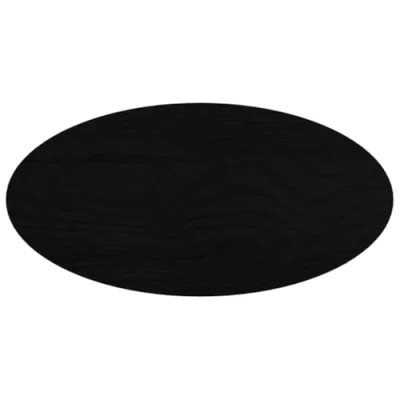 Afbeelding van vidaXL Tafelblad 80x40x4 cm ovaal massief eikenhout donkerbruin