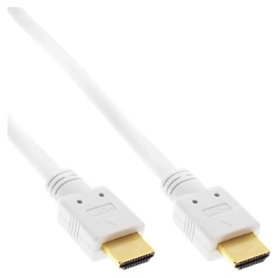 Afbeelding van HDMI kabel versie 2.0 (4K 60Hz + HDR) CU koper aders / wit 1,5 meter