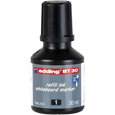 Afbeelding van edding BT30 (30 ml) navulinkt voor boardmarkers 250/361/365 zwart potje