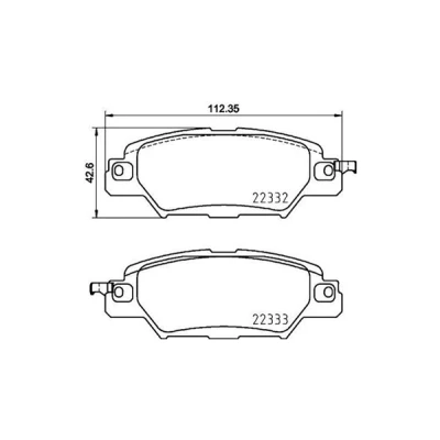 Afbeelding van MAGNETI MARELLI 363700449053 Remblokkenset MAZDA: CX 5 II, I