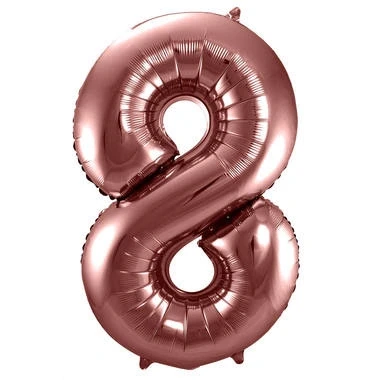 Image de Feuille de ballon Figure 8 Bronze 86cm