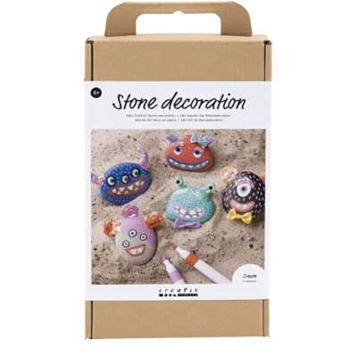 Afbeelding van Creativ Company Hobbyset Steendecoratie 5 Stenen Monsters