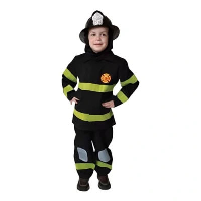 Afbeelding van Dress Up America Bekroond luxe brandweerman kostuum spel voor kinderen