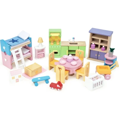 Afbeelding van Le Toy Van Poppenhuismeubels Startset Hout