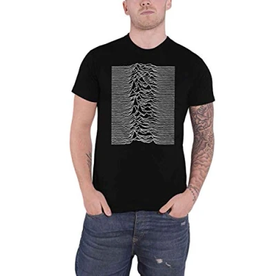 Afbeelding van Joy Division Unknown Pleasures Heren T shirt L Zwart