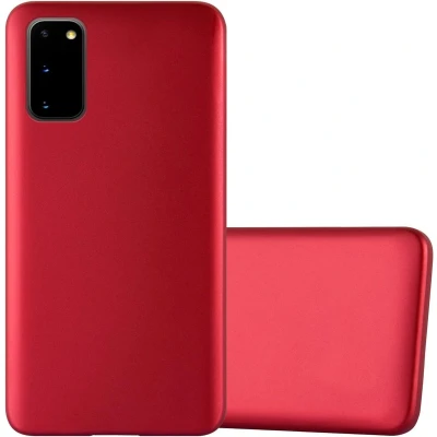 Afbeelding van Cadorabo Hoesje geschikt voor Samsung Galaxy S20 in METALLIC ROOD Beschermhoes gemaakt van flexibel TPU silicone Case Cover