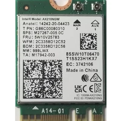 Image de Intel Wi Fi 6E AX210 Adaptateur réseau M.2 2230 802.11ax Bluetooth 5.2