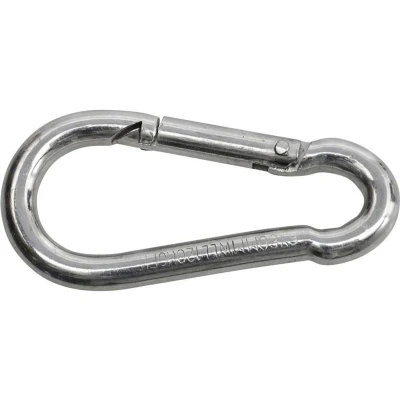Afbeelding van SWG 680 154 800 75 Brandweerkarabijnhaak staal galvanisch verzinkt (l x b) 100 mm 10