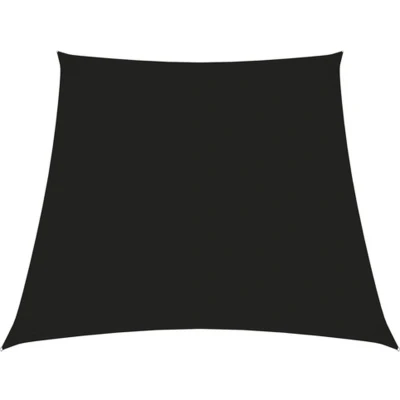 Afbeelding van Zonnezeil trapezium 3/5x4 m oxford stof zwart