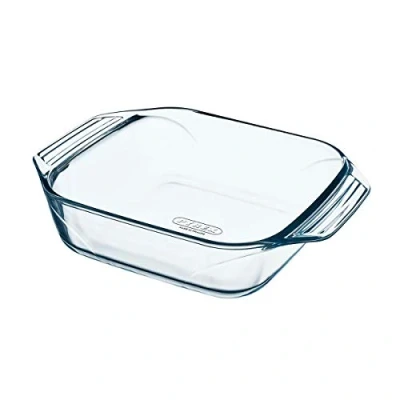 Image de Plat à four carré 29 x 23 cm Pyrex Transparent Verre