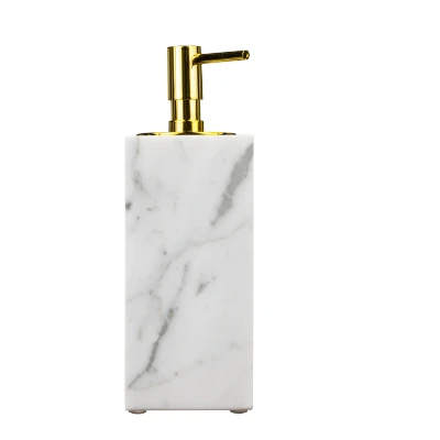 Afbeelding van Zeepdispenser Ostiumhome Soap dispenser wit marmer