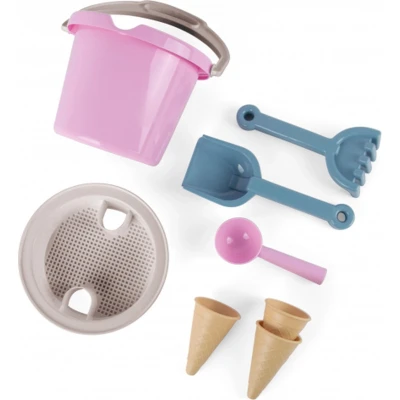 Afbeelding van Dantoy thorbjorn zandset pink 8 delig