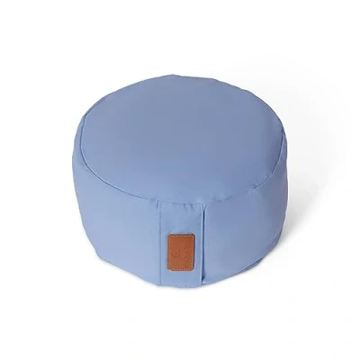 Afbeelding van #DoYourYoga Yoga kussen »Vishnu« rond meditatiekussen met bio organische Spelt vulling H:15cm, diam.30cm lavendel