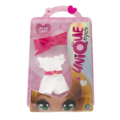 Afbeelding van UNIQUE EYES Giochi Preziosi Blister Outfit 1 elegant en verfijnd, een modieuze, kleurrijke modieuze jurk altijd met stijl, voor meisjes vanaf 3 jaar, MYM13110