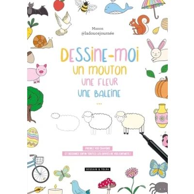 Afbeelding van DESSINE MOI UN MOUTON UNE FLEUR BALEINE