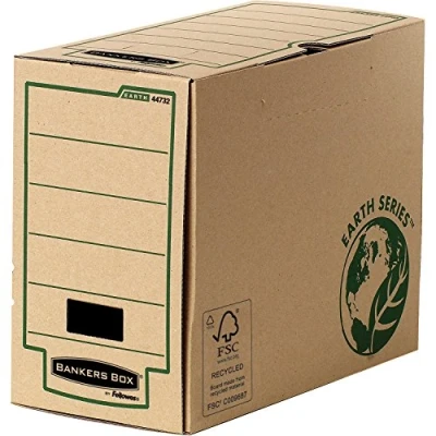 Afbeelding van Fellowes Earth Series Set van 20 A4+ archiefdozen 15 cm rugbreedte handmatige montage bruin