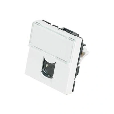 Image de Mosaic 45x45 1 rj45 cat6 ftp legrand