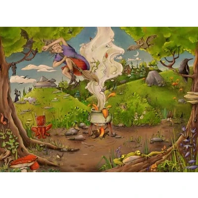 Afbeelding van Legpuzzel Bei Der Waldhexe, 500st.