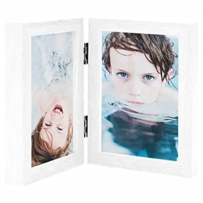 Afbeelding van Fotolijst tweeluik 2x(13x18 cm) wit