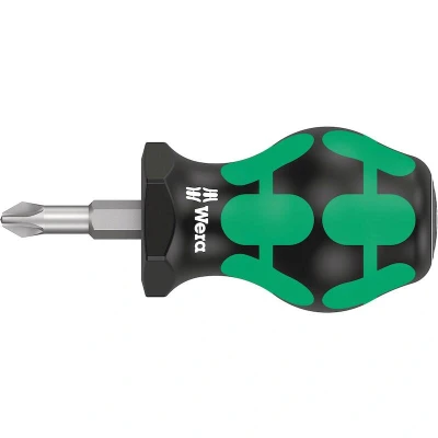 Afbeelding van Wera 5008854001 Stubby Schroevendraaier Pozidriv PZ2 x 25mm 355